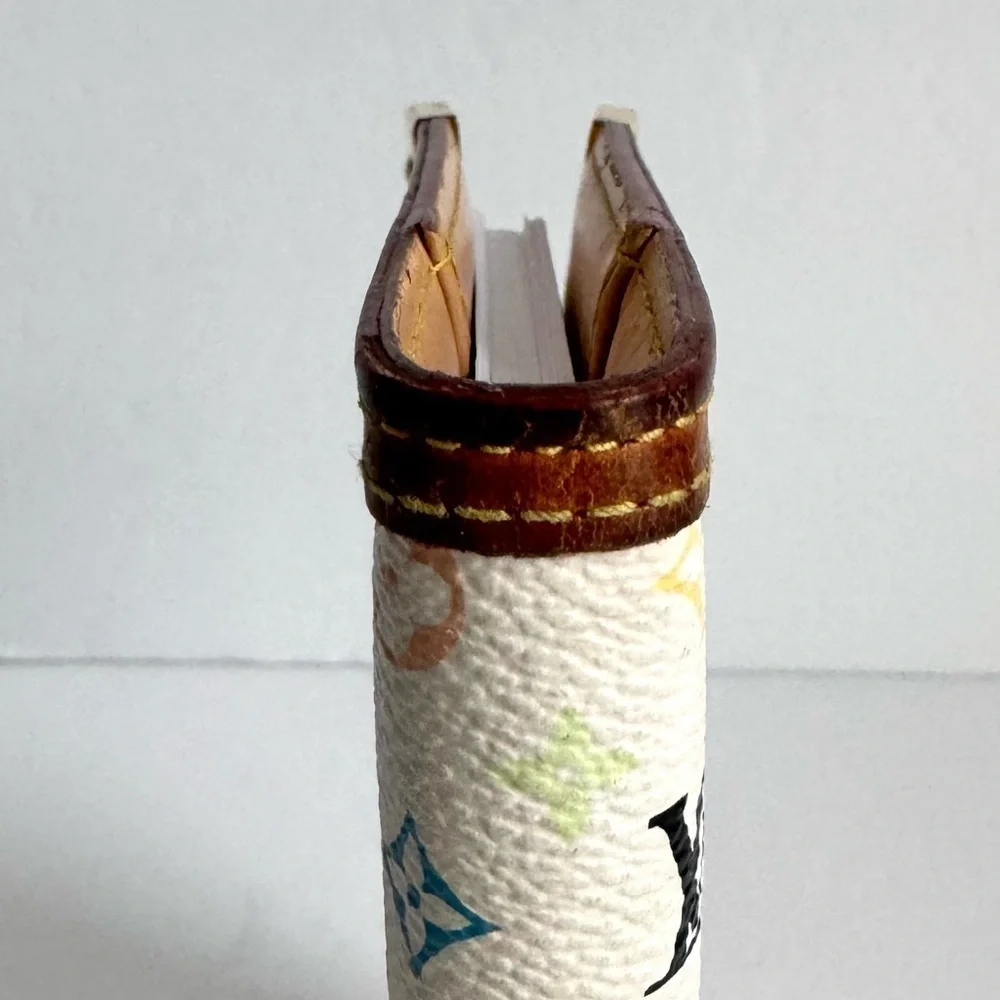 Louis Vuitton Multicolor Agenda Takashi Murakami Blanc White PM Mini Planner Y2K